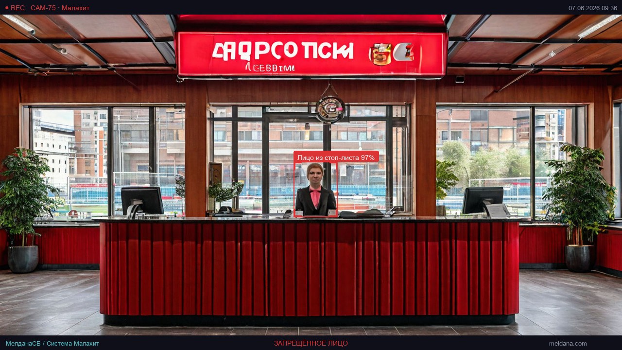 Детекция запрещённых лиц на стадионе в Донецке — от 4 200 ₽/стадион/мес
